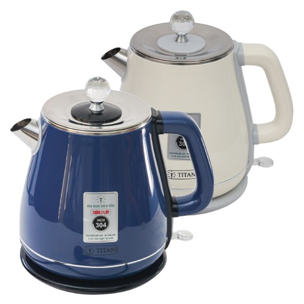 Bình Đun Nước 2 Lớp Cao Cấp Titani TK-1830 1.8L