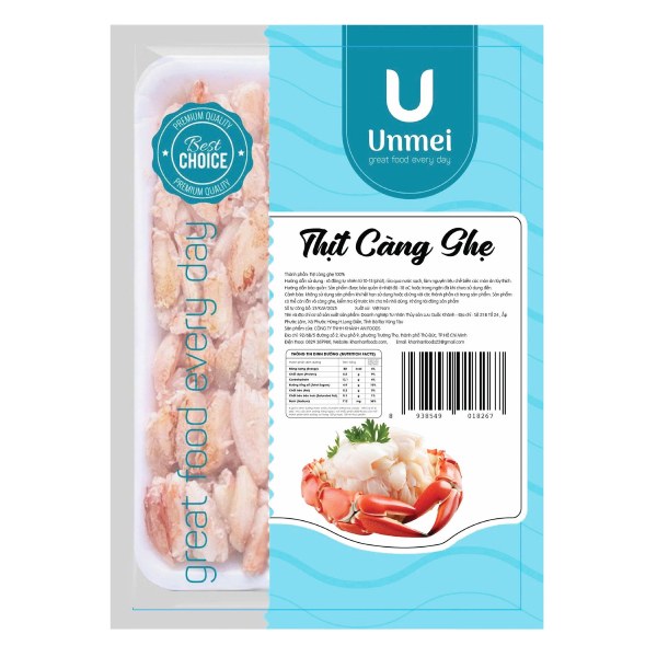 Thịt Càng Ghẹ Unmei 200G