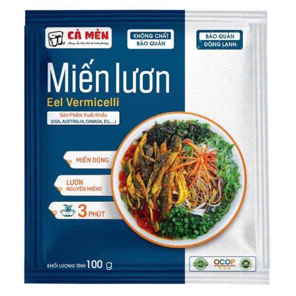 Miến Lươn Cà Mèn Gói 100G