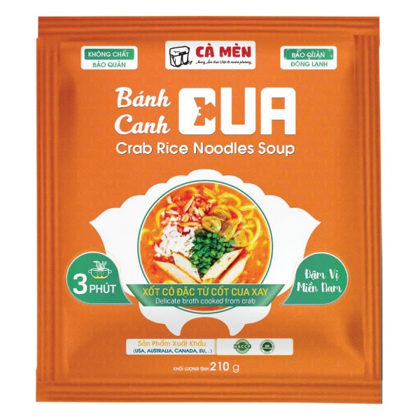 Bánh Canh Cua Cà Mèn Gói 210G