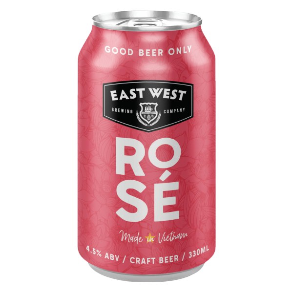 Bia East West Rose Lon 330Ml