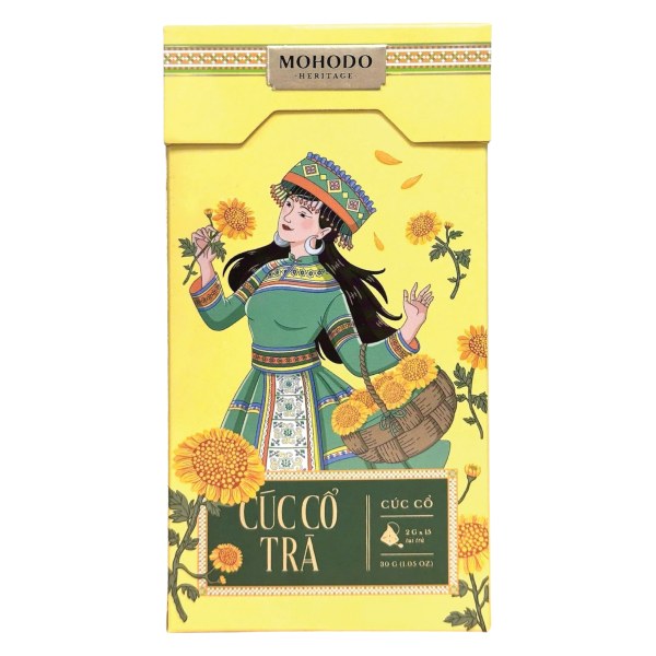 Trà Mohodo Cúc Cổ Hộp 15 Gói 2G