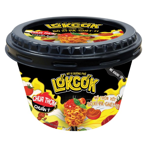 (Only Emartmall) Mì Trộn Lókcók Bò Spaghetti Tô 98G