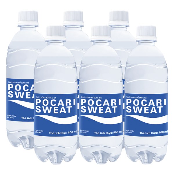 Nước Ion Pocari Sweat Lốc 6 Chai 500Ml