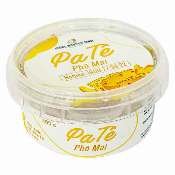 Pate Phô Mai Icool Nguyên Sinh Hộp 200G