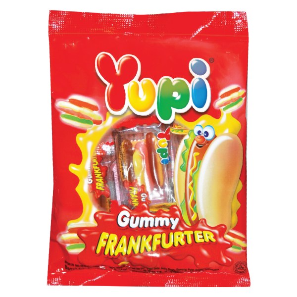 Kẹo Dẻo Yupi Frankfurter Gói 84G