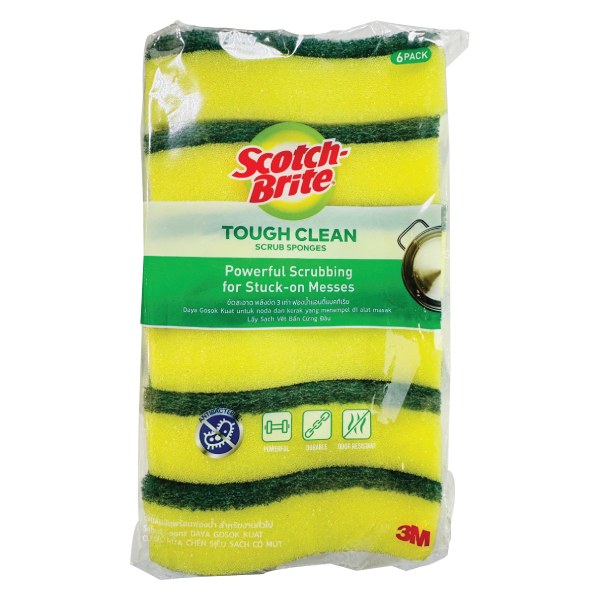 Lô 6 Miếng Rửa Chén 3M Scotch Brite