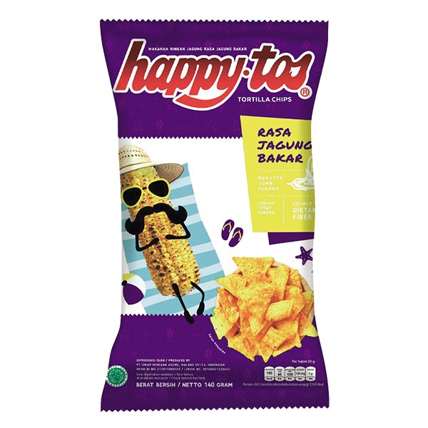 Snack Happy Tos Bắp Vị Bắp Nướng 140G