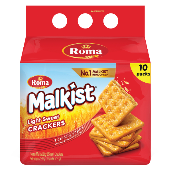 Bánh Quy Giòn Roma Malkist Túi 140G