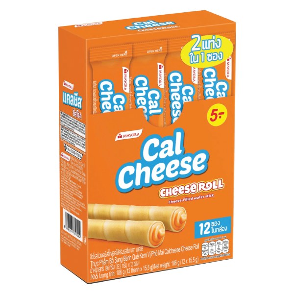 Bánh Quế Cal Cheese Phô Mai Kem Hộp 186G