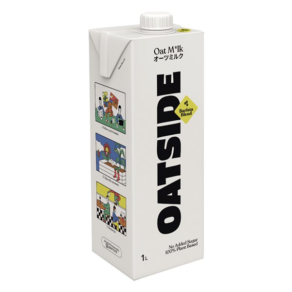 Thức Uống Yến Mạch Oatside Vị Nguyên Bản Hộp 1L