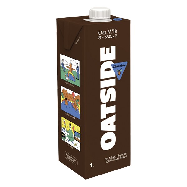 Thức Uống Yến Mạch Oatside Vị Socola Hộp 1L