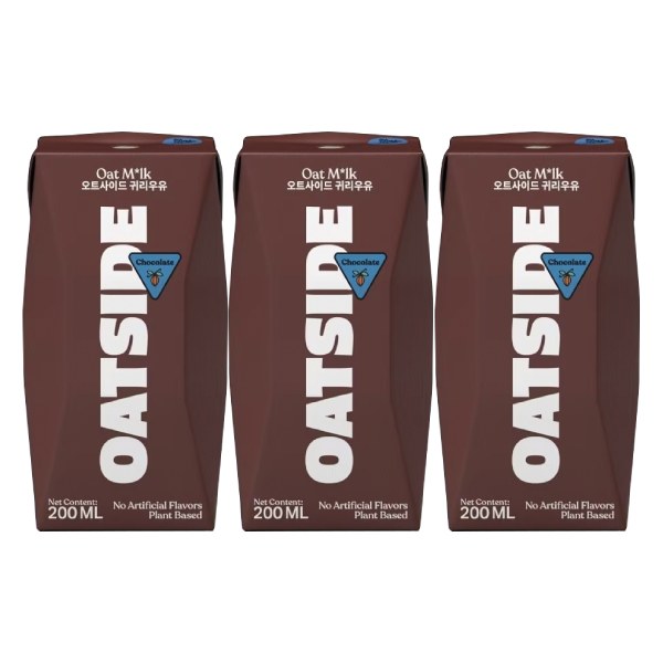 Lốc 3 Thức Uống Yến Mạch Oatside Vị Socola Hộp 200Ml