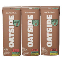 Lốc 3 Sữa Yến Mạch Oatside Vị Socola Lúa Mạch Hộp 180Ml