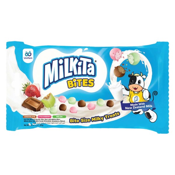 Kẹo Sữa Mềm Milkita Vị Hỗn Hợp Gói 24G