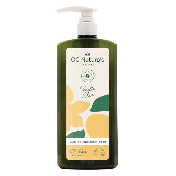 Sữa Tắm OC Naturals Vani Và Bơ Hạt Mỡ Chai 725Ml