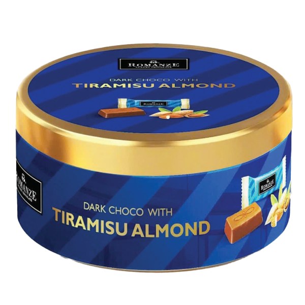 Socola Romanze Đen Hạnh Nhân Xanh Dương Hộp 105G