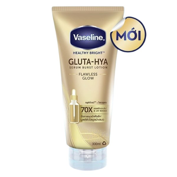 Serum Dưỡng Thể Vaseline Gluta-Hya Dưỡng Da Sáng Mịn Ban Ngày 300Ml