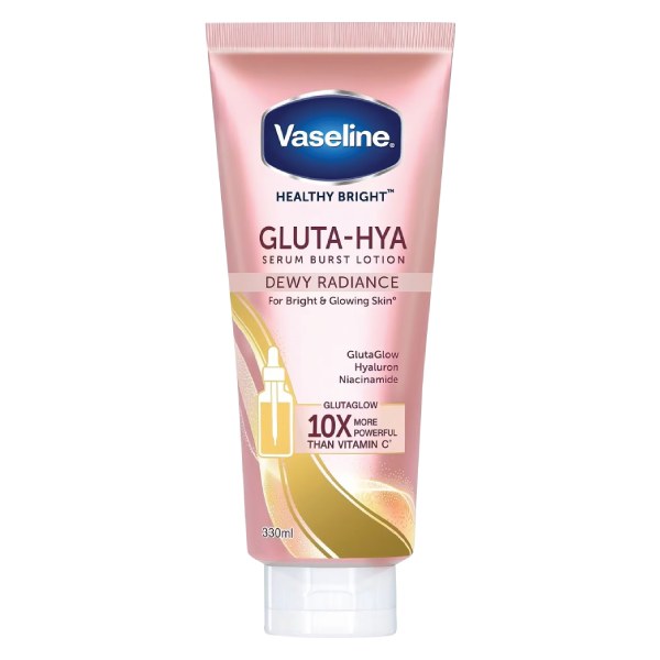 Serum Dưỡng Thể Vaseline Gluta-Hya Dưỡng Sáng Chuyên Sâu Ban Đêm 330Ml