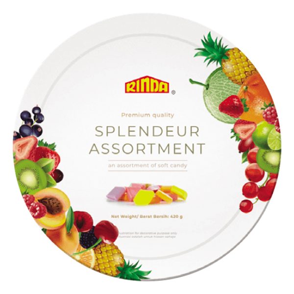 Kẹo Rinda Hoa Quả Hộp Thiếc 400G