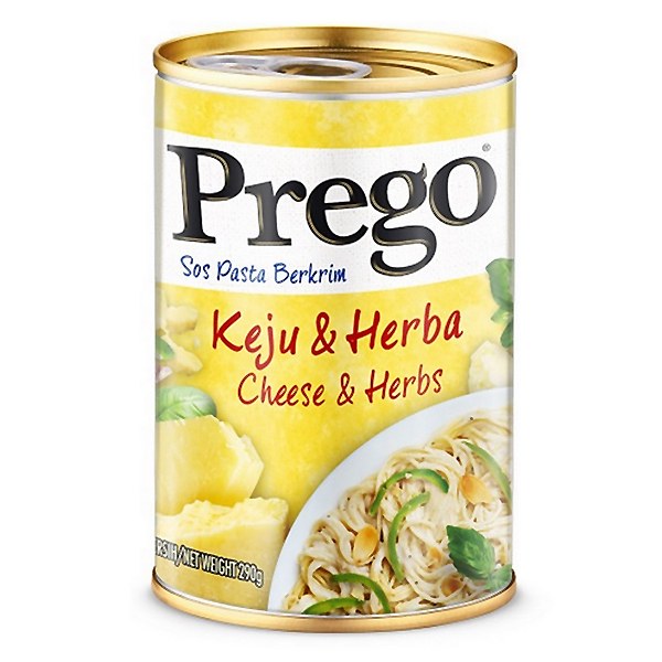 Sốt Mì Ý Phô Mai & Thảo Mộc Prego 290G