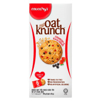 Bánh Yến Mạch Munchy's Oat Krunch Dâu Và Quả Lí Đen 156G